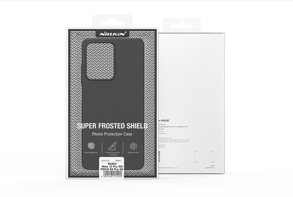 Xiaomi Redmi Note 12 Pro 5G / Poco X5 Pro 5G Nillkin Super frosted strapabíró hátlap tok (Kék)
