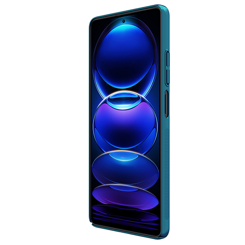 Xiaomi Redmi Note 12 Pro 5G / Poco X5 Pro 5G Nillkin Super frosted strapabíró hátlap tok (Kék)