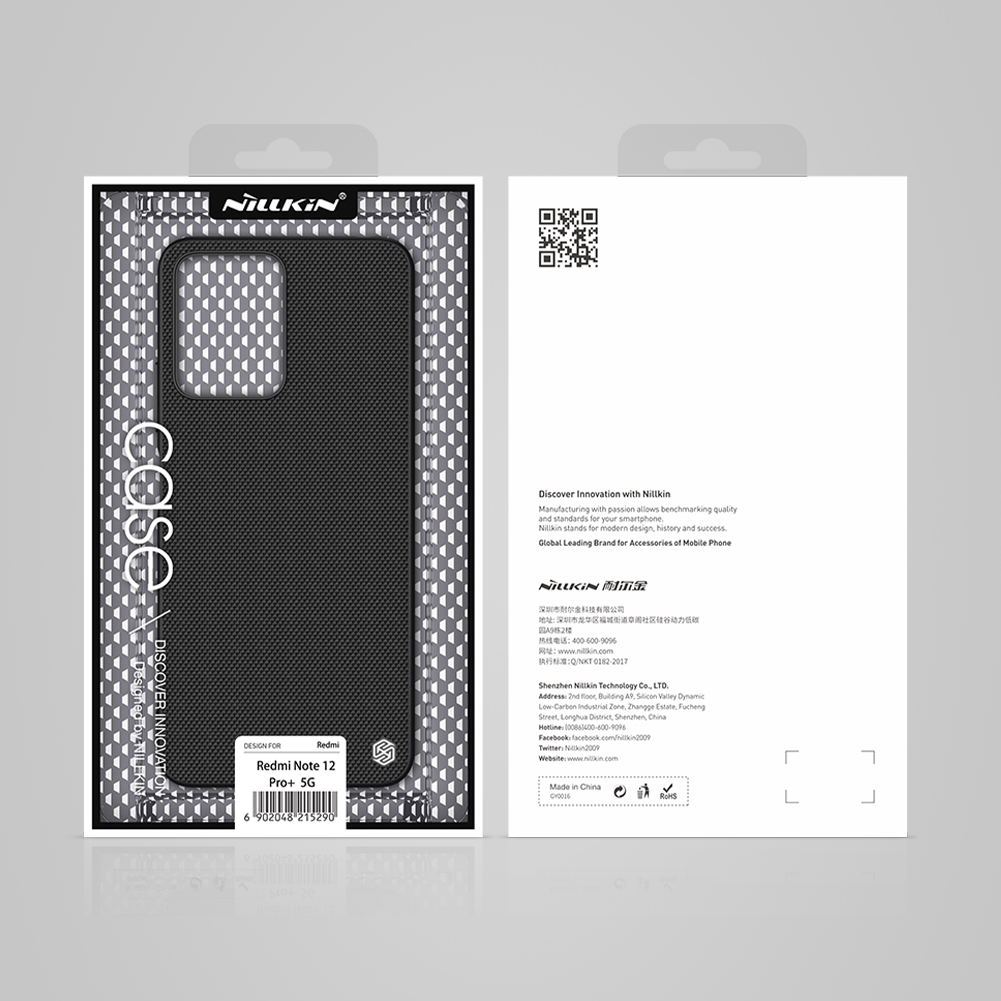 Xiaomi Redmi Note 12 Pro Plus 5G Nillkin textured hátlap tok (Fekete) 5