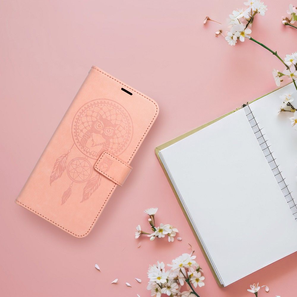 Xiaomi Redmi Note 13 4G Forcell MEZZO nyitható tok (Barack) 3