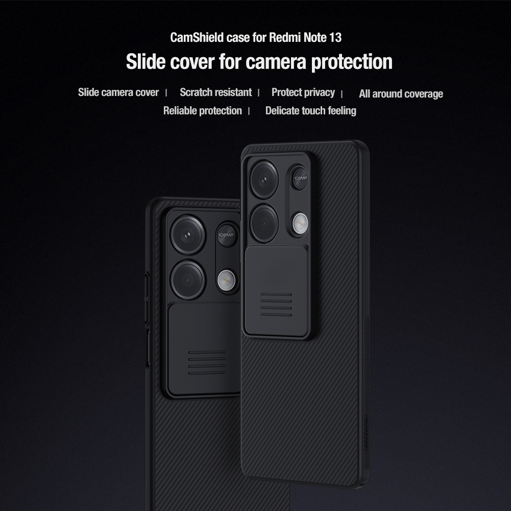 Xiaomi Redmi Note 13 5G Nillkin camshield hátlap tok (Kék) 9