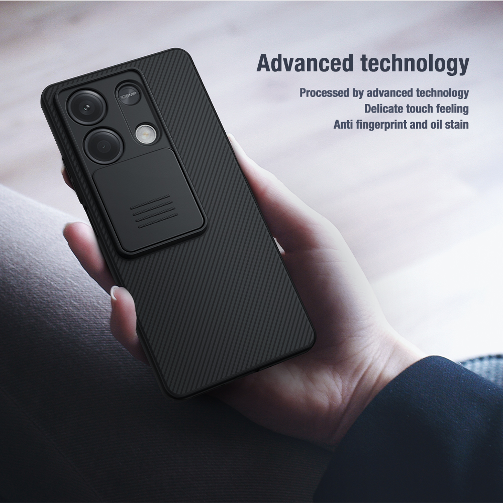 Xiaomi Redmi Note 13 5G Nillkin camshield hátlap tok (Kék) 3