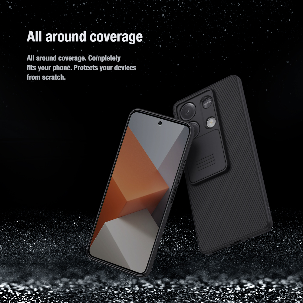 Xiaomi Redmi Note 13 5G Nillkin camshield hátlap tok (Kék) 6