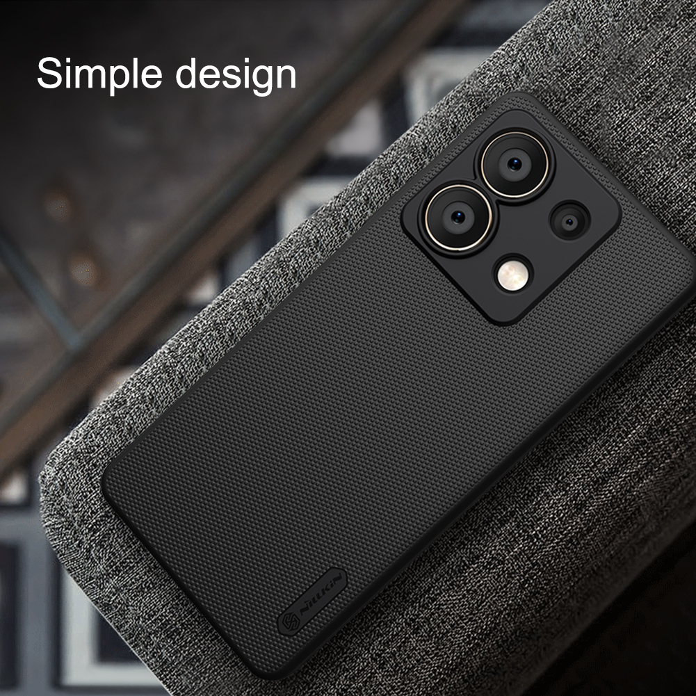 Xiaomi Redmi Note 13 5G Nillkin Super frosted strapabíró hátlap tok fekete
