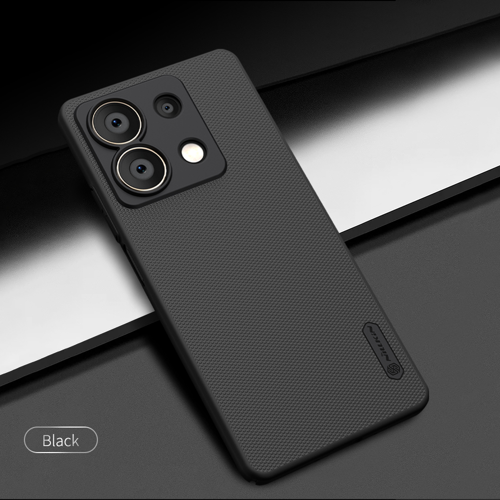Xiaomi Redmi Note 13 5G Nillkin Super frosted strapabíró hátlap tok fekete