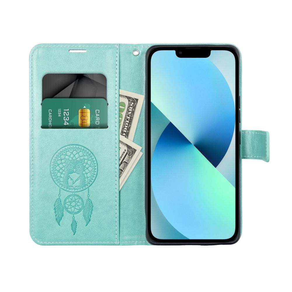 Xiaomi Redmi Note 13 Pro 4G Forcell MEZZO nyitható tok (Zöld)