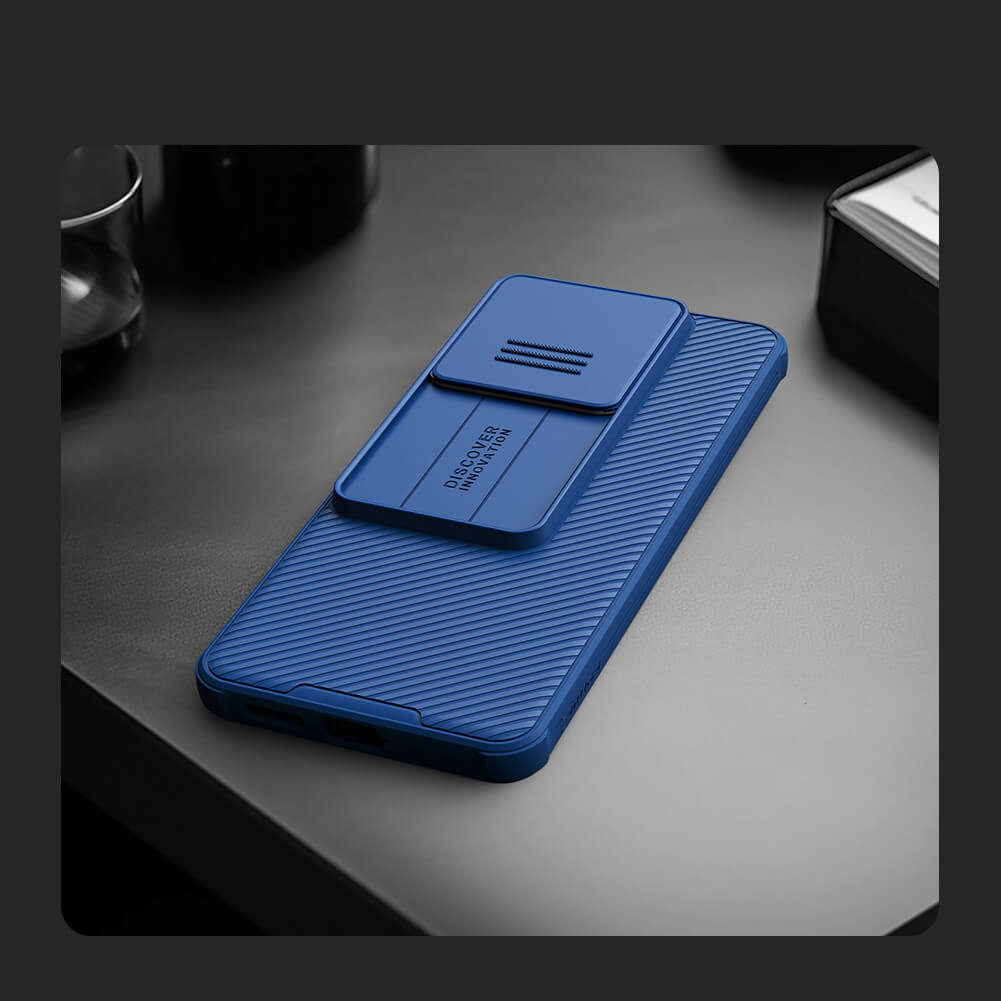 Xiaomi Redmi Note 13 Pro 5G Nillkin camshield pro kameravédős hátlap tok (Kék) 4