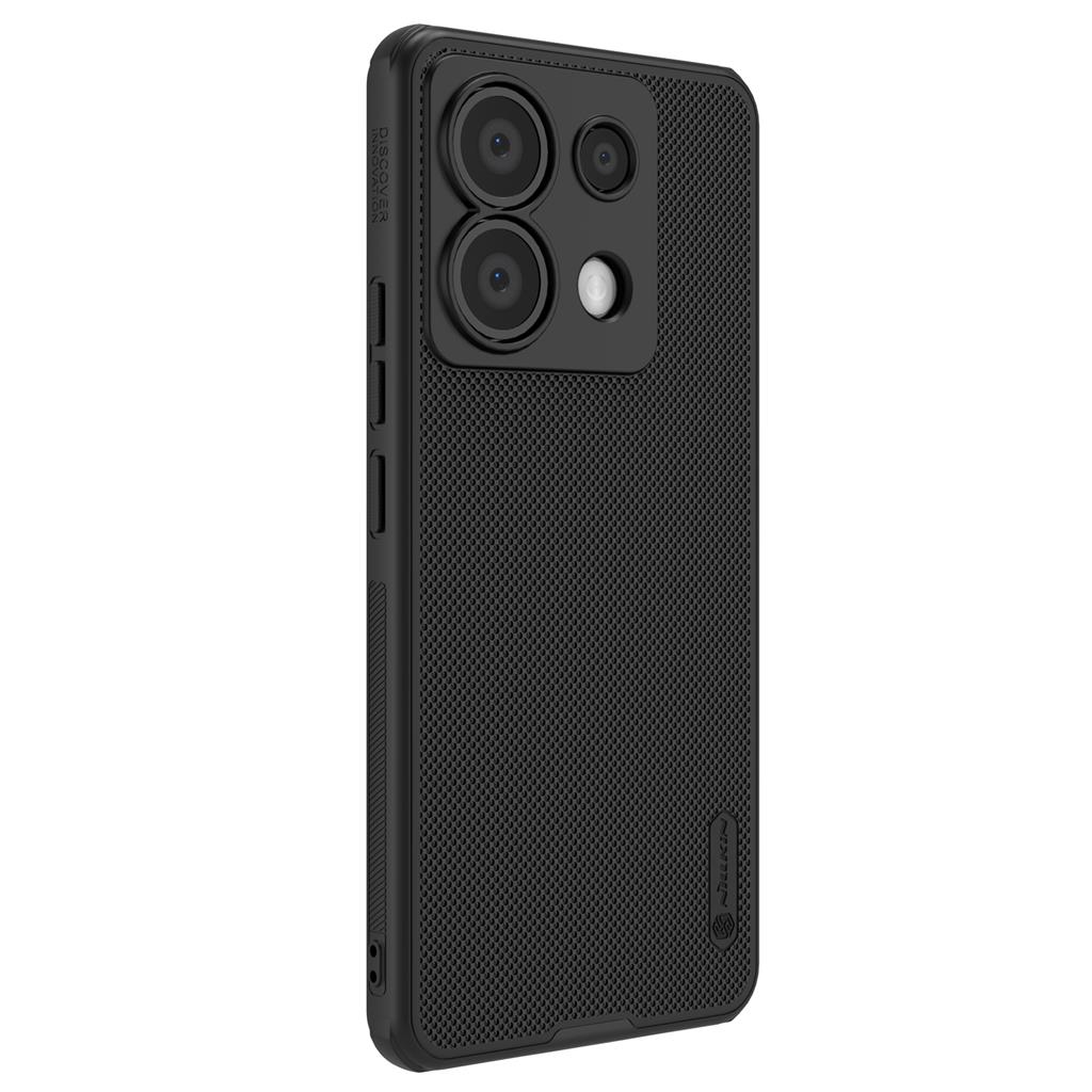 Xiaomi Redmi Note 13 Pro 5G Nillkin Super frosted shield pro strapabíró hátlap tok (Fekete)