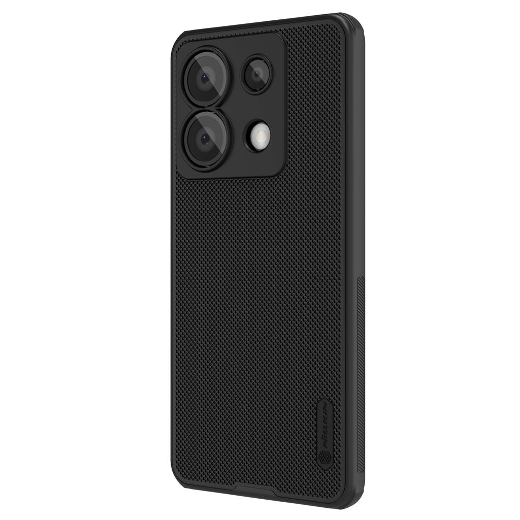 Xiaomi Redmi Note 13 Pro 5G Nillkin Super frosted shield pro strapabíró hátlap tok (Fekete)