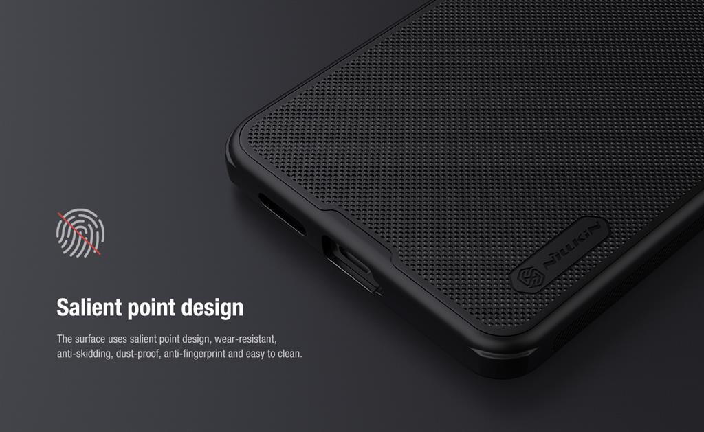 Xiaomi Redmi Note 13 Pro 5G Nillkin Super frosted shield pro strapabíró hátlap tok (Piros)