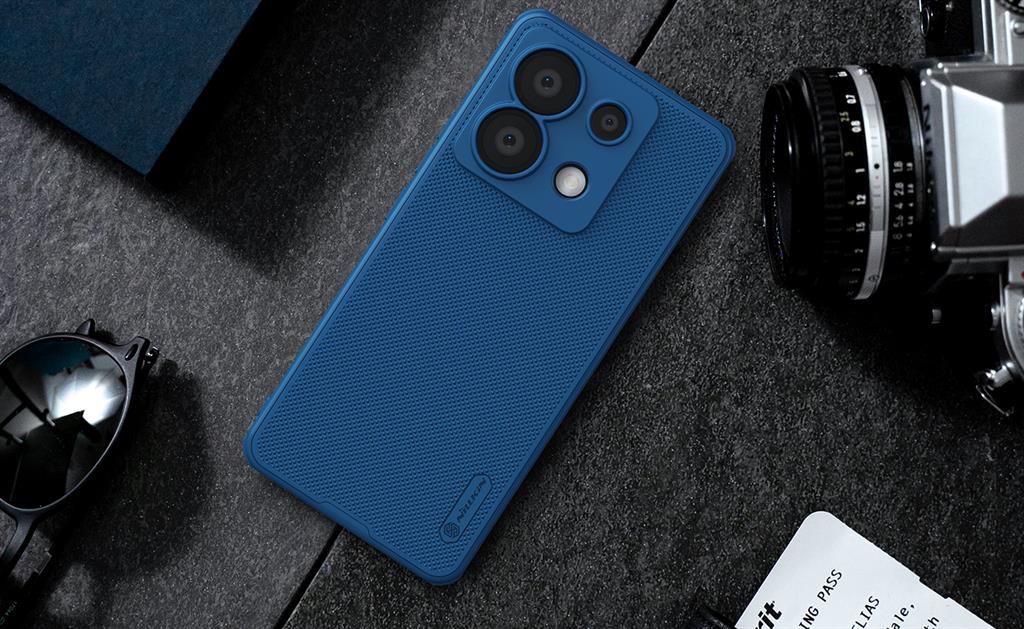 Xiaomi Redmi Note 13 Pro 5G Nillkin Super frosted shield pro strapabíró hátlap tok (Piros)