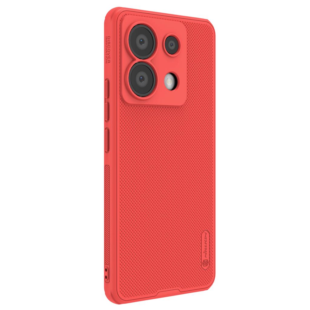 Xiaomi Redmi Note 13 Pro 5G Nillkin Super frosted shield pro strapabíró hátlap tok (Piros)