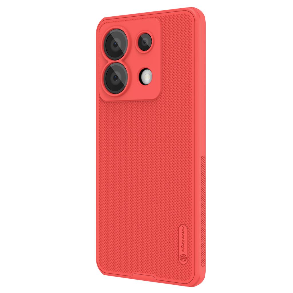 Xiaomi Redmi Note 13 Pro 5G Nillkin Super frosted shield pro strapabíró hátlap tok (Piros)