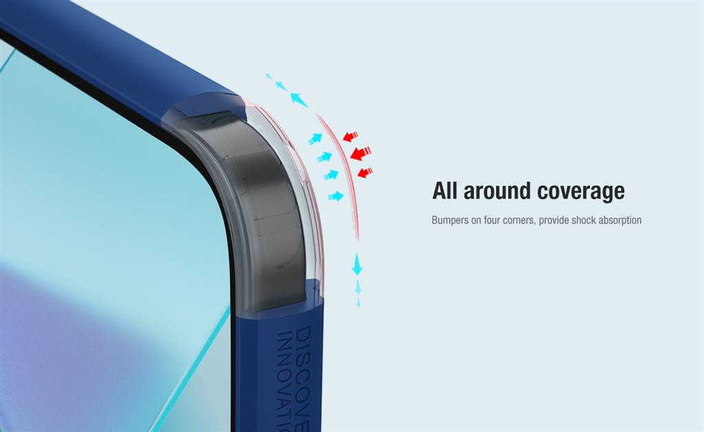 Xiaomi Redmi Note 13 Pro 5G Nillkin Super frosted shield pro strapabíró hátlap tok (Piros)