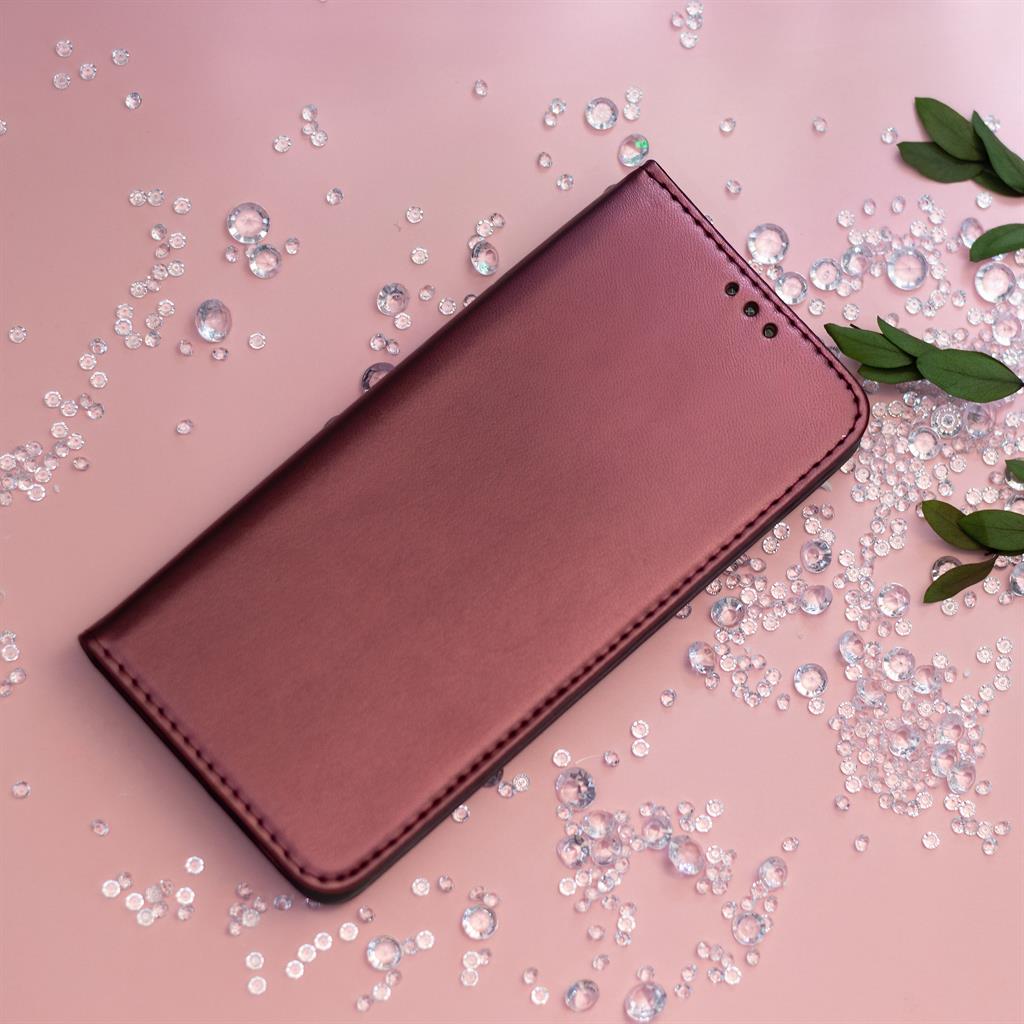 Xiaomi Redmi Note 13 Pro 5G smart magnetic mágneses notesz tok (Bordó)