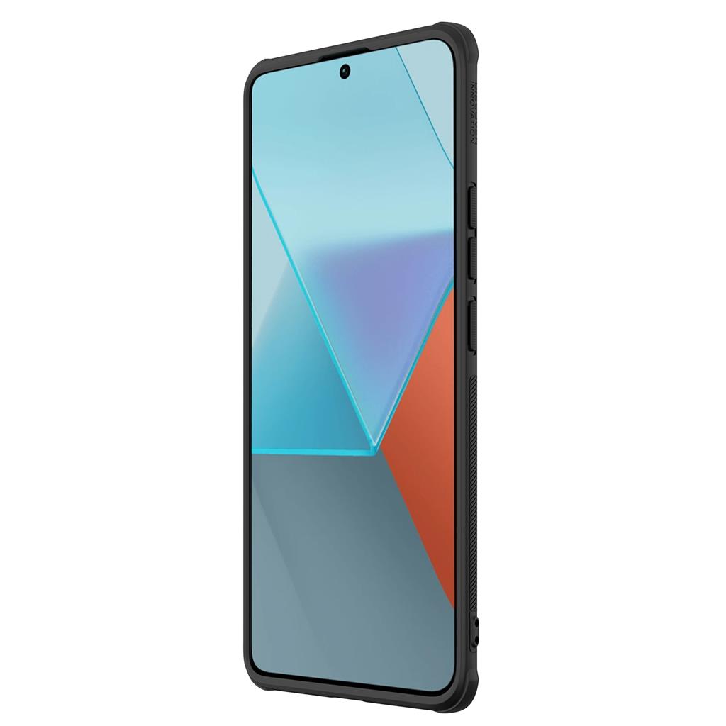 Xiaomi Redmi Note 13 Pro Plus 5G Nillkin Super frosted shield pro strapabíró hátlap tok fekete