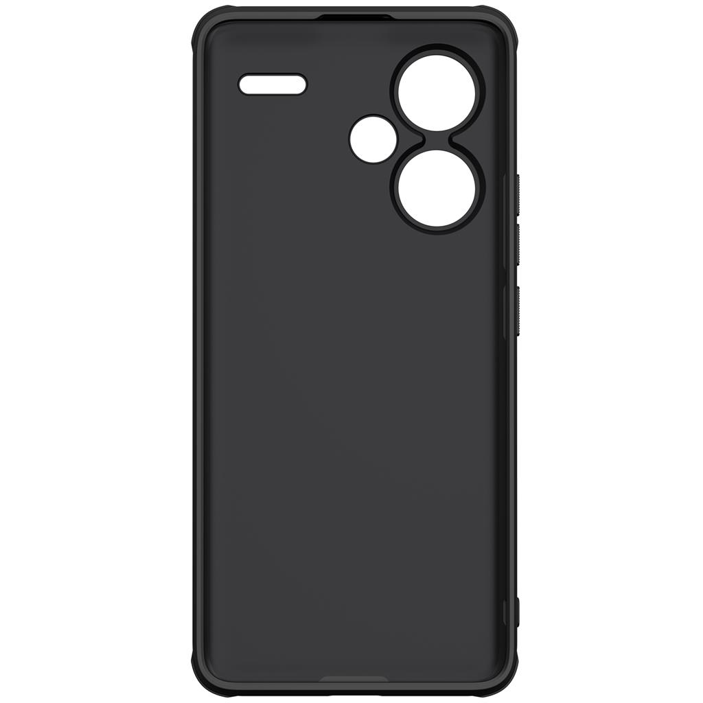 Xiaomi Redmi Note 13 Pro Plus 5G Nillkin Super frosted shield pro strapabíró hátlap tok fekete