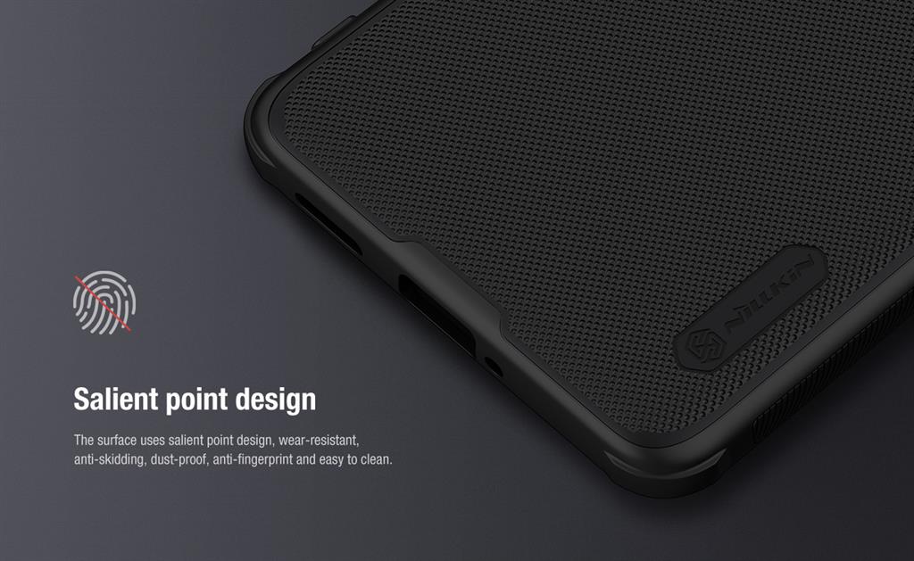 Xiaomi Redmi Note 13 Pro Plus 5G Nillkin Super frosted shield pro strapabíró hátlap tok (Kék)