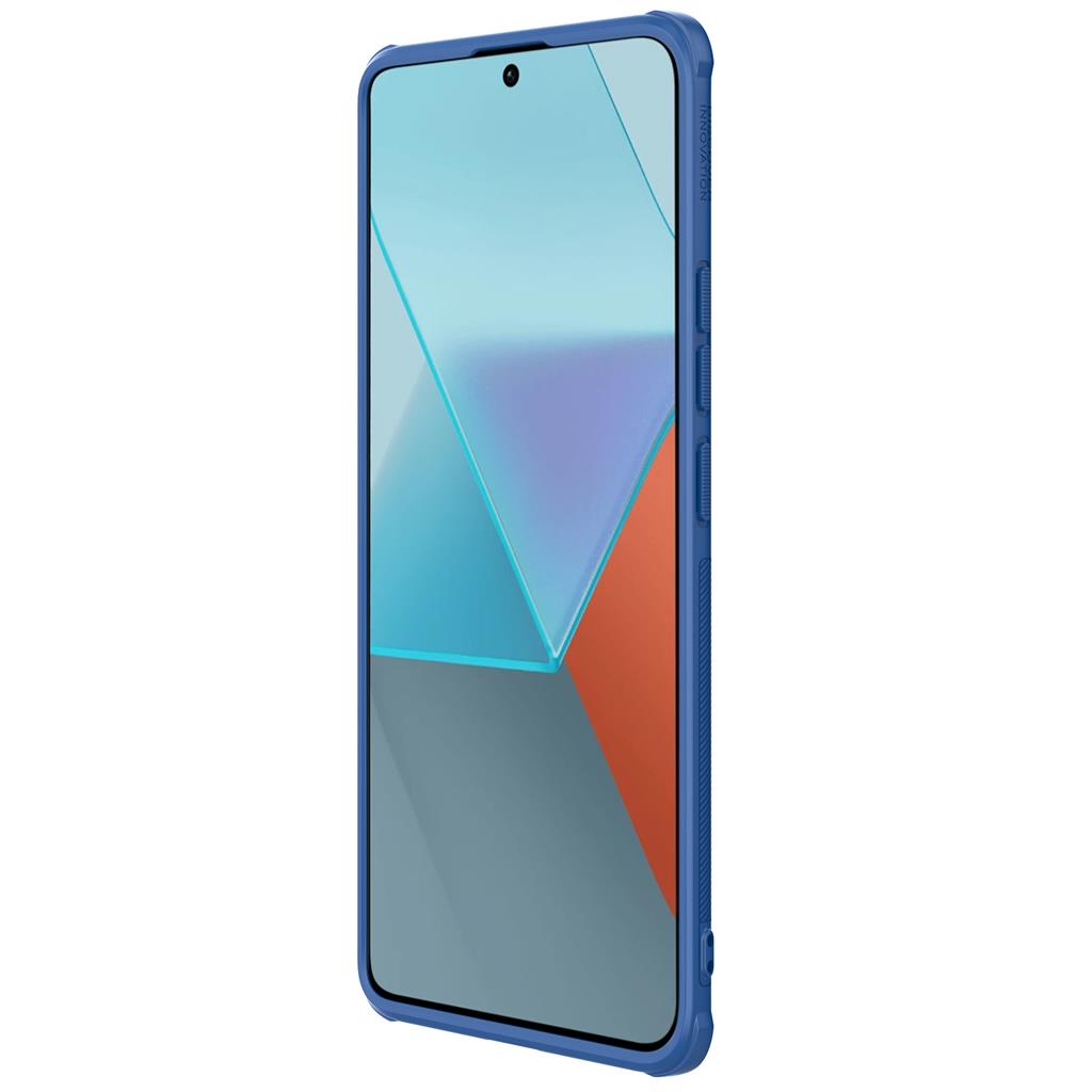Xiaomi Redmi Note 13 Pro Plus 5G Nillkin Super frosted shield pro strapabíró hátlap tok (Kék)
