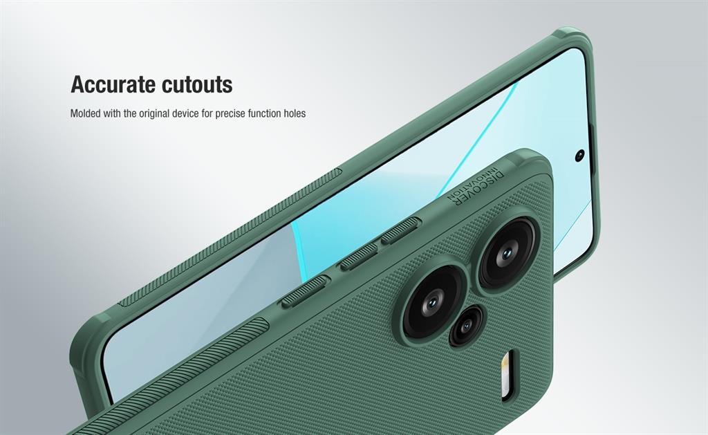 Xiaomi Redmi Note 13 Pro Plus 5G Nillkin Super frosted shield pro strapabíró hátlap tok piros