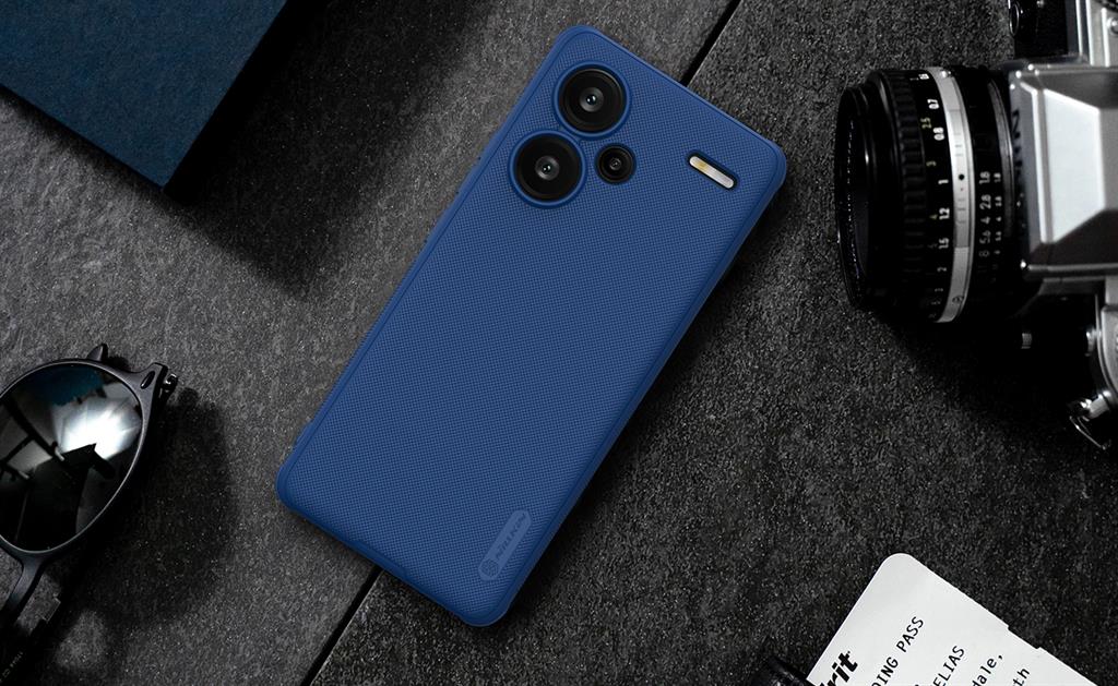Xiaomi Redmi Note 13 Pro Plus 5G Nillkin Super frosted shield pro strapabíró hátlap tok piros