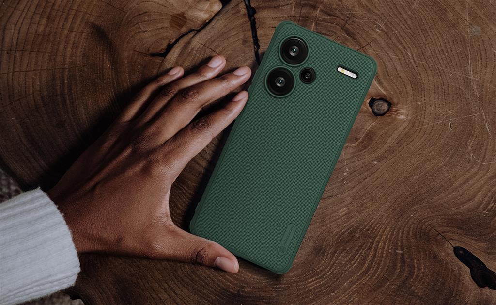 Xiaomi Redmi Note 13 Pro Plus 5G Nillkin Super frosted shield pro strapabíró hátlap tok piros