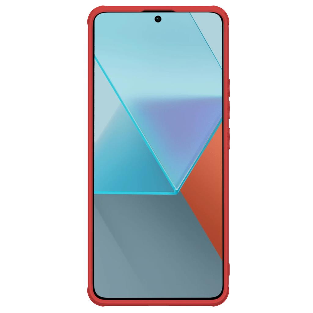 Xiaomi Redmi Note 13 Pro Plus 5G Nillkin Super frosted shield pro strapabíró hátlap tok piros