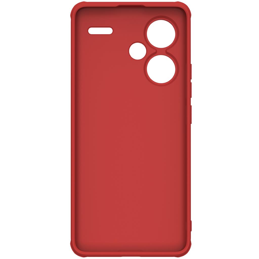Xiaomi Redmi Note 13 Pro Plus 5G Nillkin Super frosted shield pro strapabíró hátlap tok piros