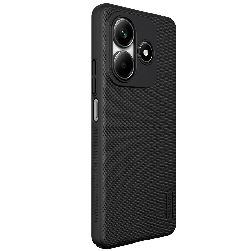 Xiaomi Redmi Note 14 4G Nillkin Super frosted strapabíró hátlap tok (Fekete)