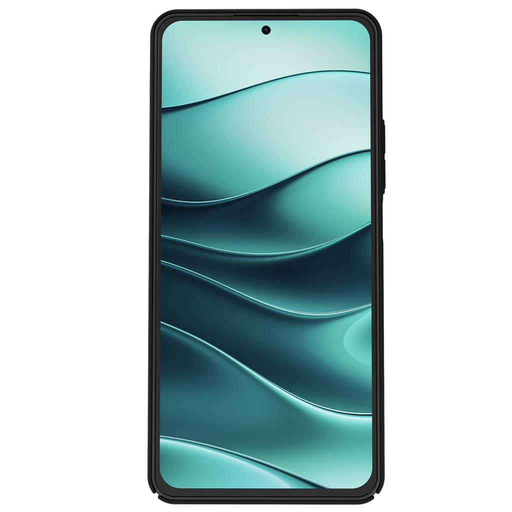 Xiaomi Redmi Note 14 4G Nillkin Super frosted strapabíró hátlap tok (Fekete)