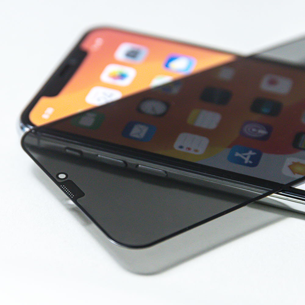 Xiaomi Redmi Note 14 4G / Redmi Note 14 5G privacy (betekintés szög csökkentett) üvegfólia (Átlátszó) 2