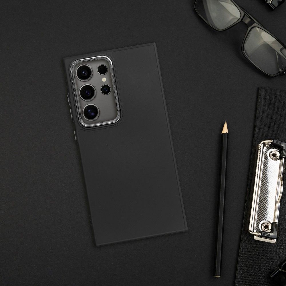 Xiaomi Redmi Note 14 5G Frame szilikon hátlap tok (Fekete)