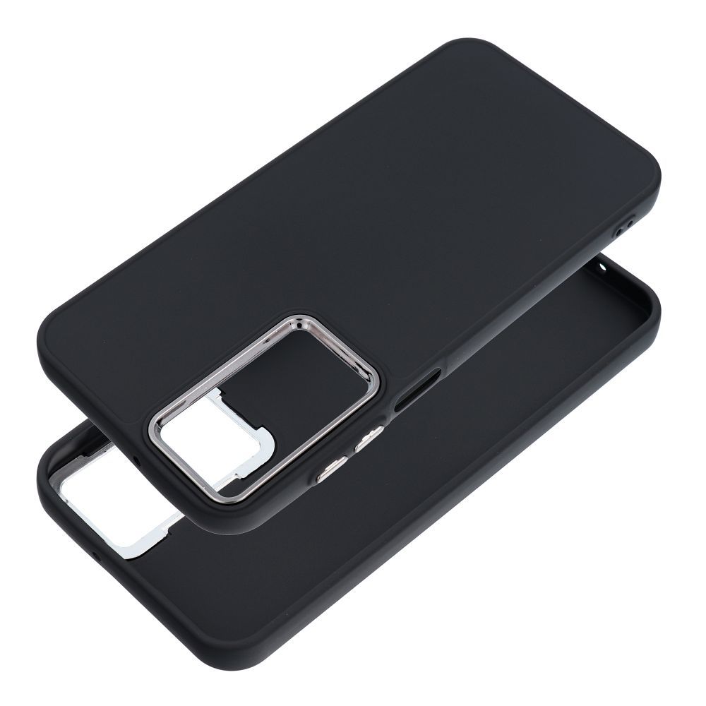 Xiaomi Redmi Note 14 5G Frame szilikon hátlap tok (Fekete)