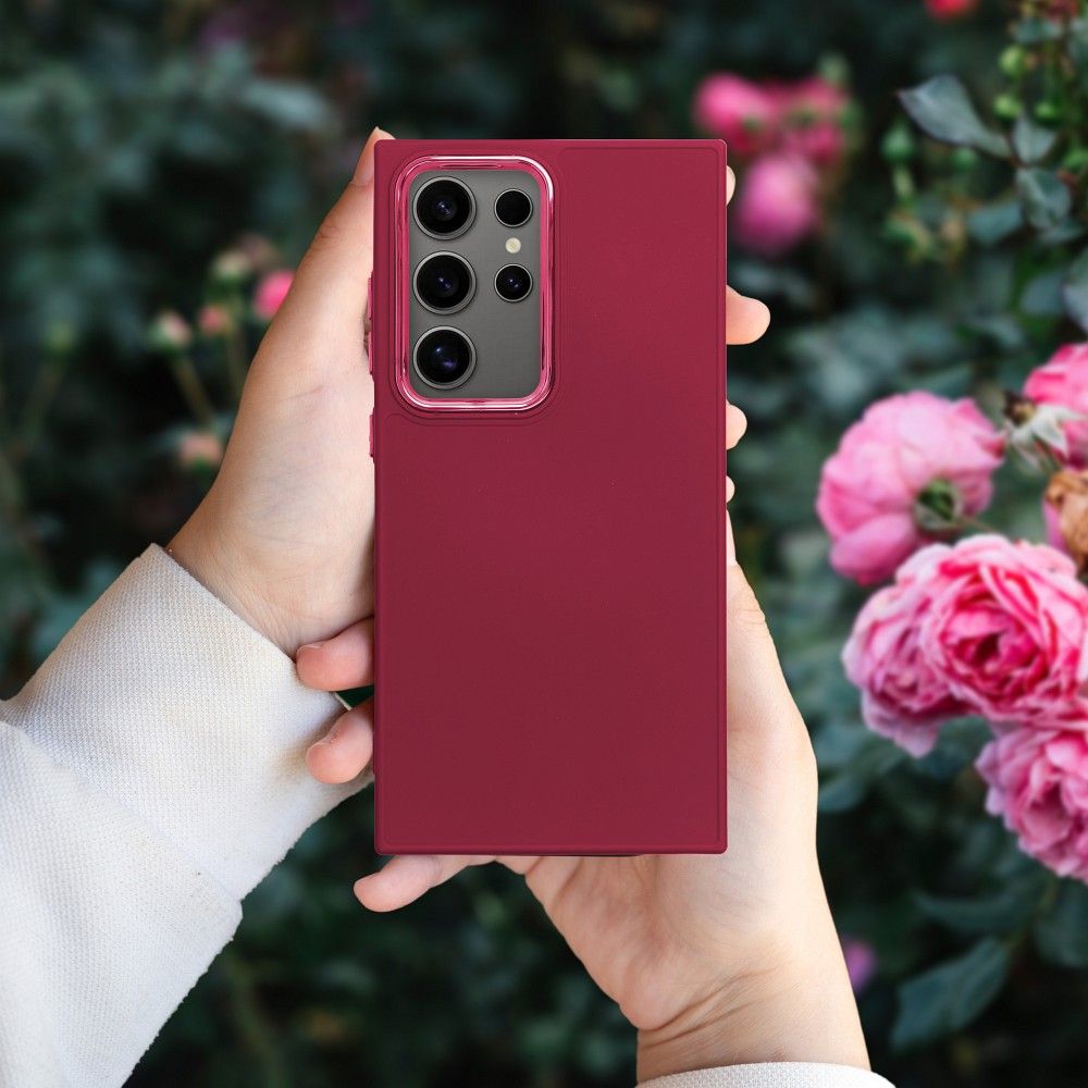 Xiaomi Redmi Note 14 5G Frame szilikon hátlap tok (Magenta)