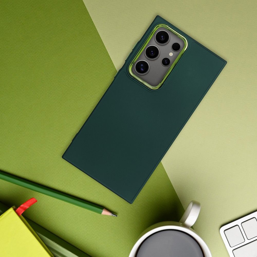 Xiaomi Redmi Note 14 5G Frame szilikon hátlap tok (Zöld)