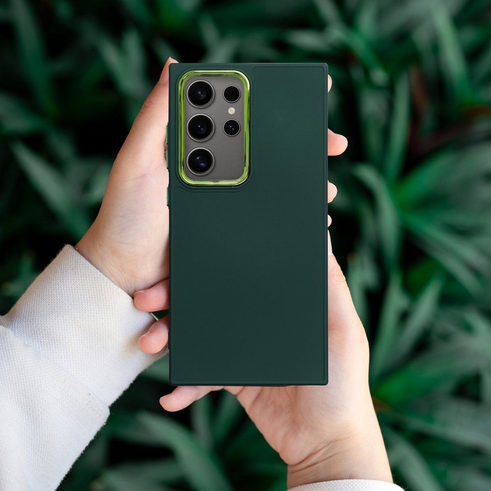 Xiaomi Redmi Note 14 5G Frame szilikon hátlap tok (Zöld)