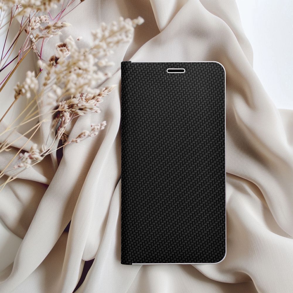 Xiaomi Redmi Note 14 5G Lunca carbon notesz tok (Fekete)