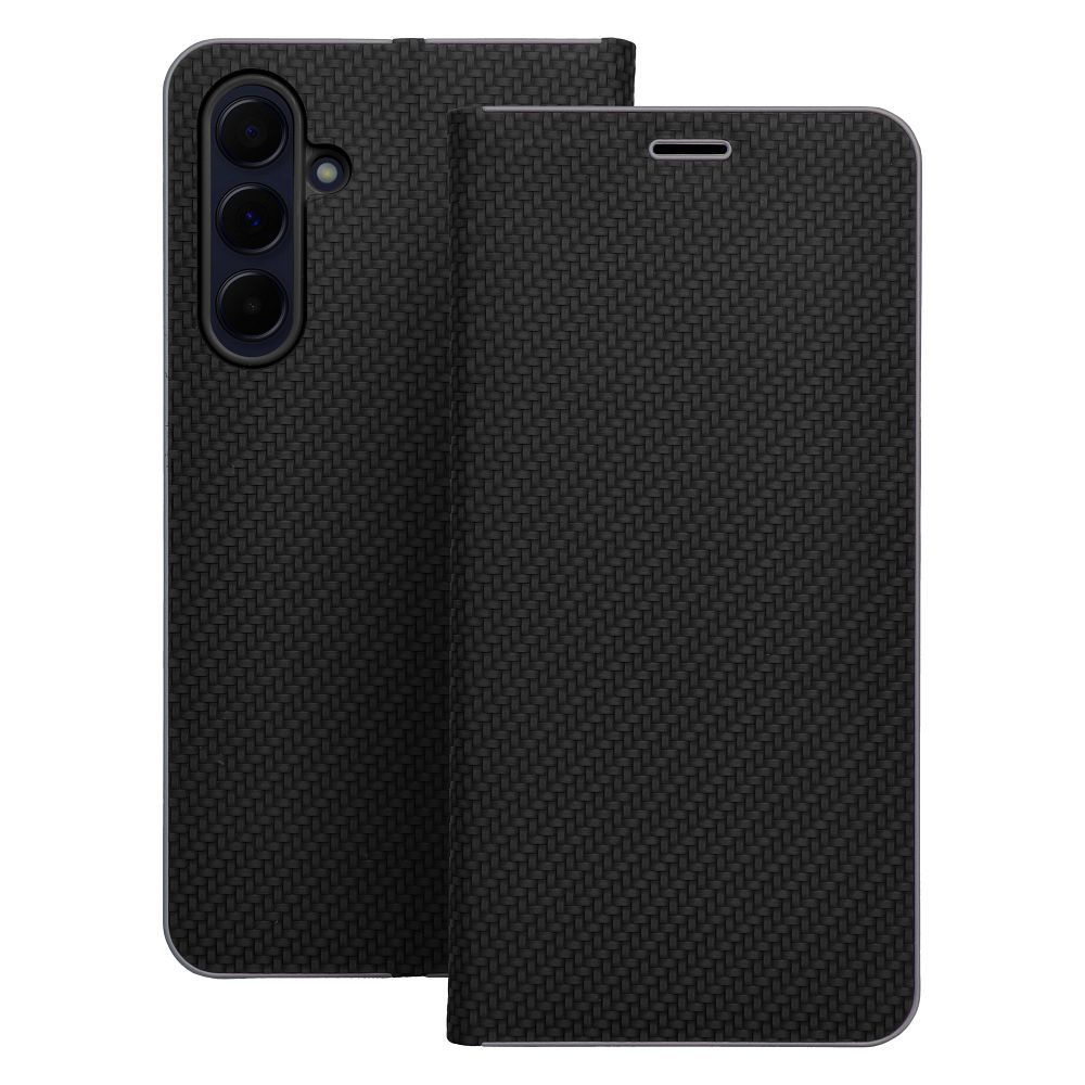 Xiaomi Redmi Note 14 5G Lunca carbon notesz tok (Fekete)