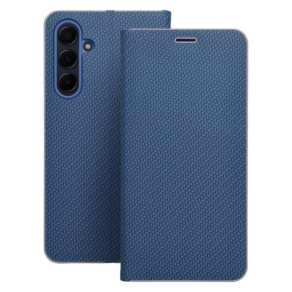 Xiaomi Redmi Note 14 5G Lunca carbon notesz tok (Kék)