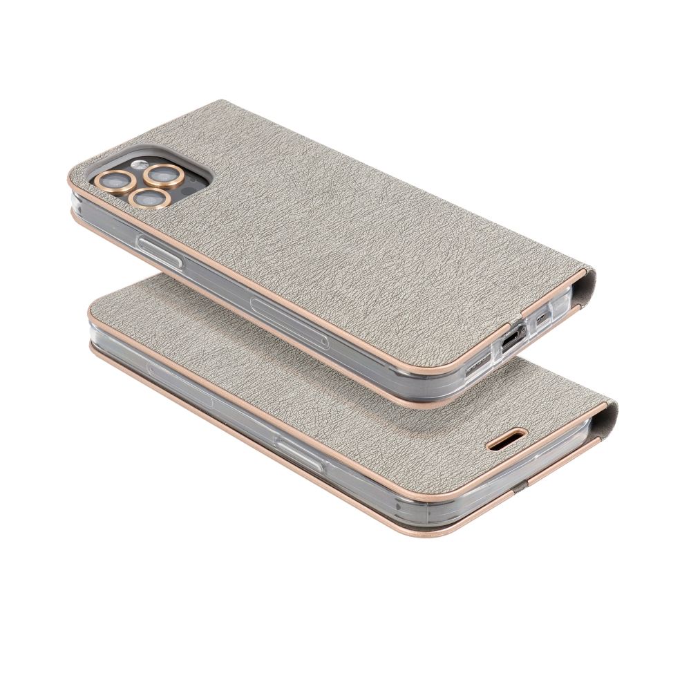 Xiaomi Redmi Note 14 5G Lunca gold notesz tok (Szürke)