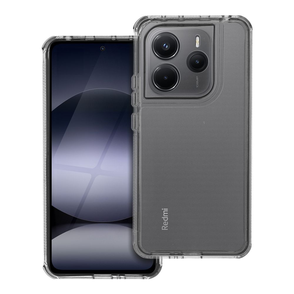 Xiaomi Redmi Note 14 5G Matrix szilikon hátlap tok (Fekete)