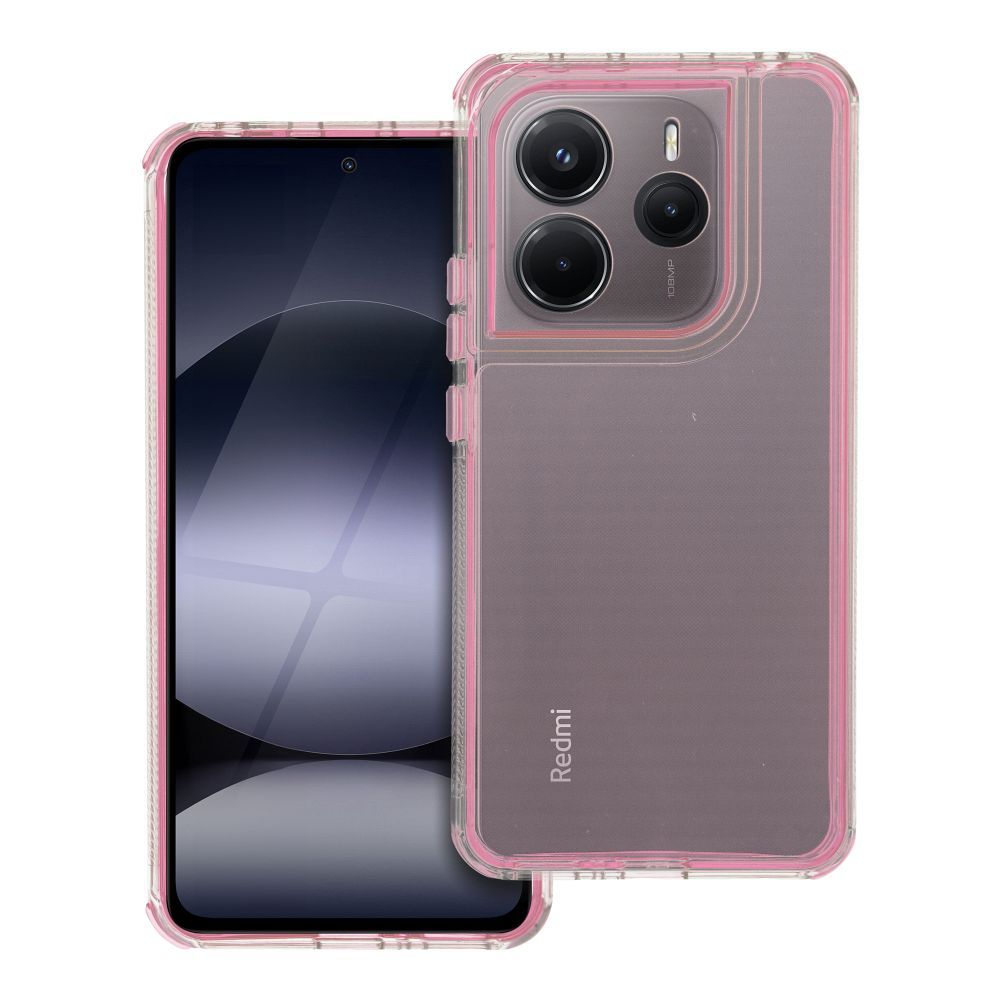 Xiaomi Redmi Note 14 5G Matrix szilikon hátlap tok (Rózsaszín)