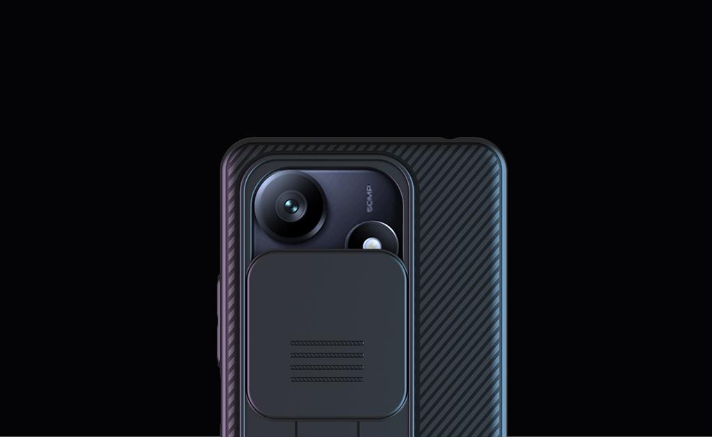 Xiaomi Redmi Note 14 5G Nillkin camshield hátlap tok (Fekete)