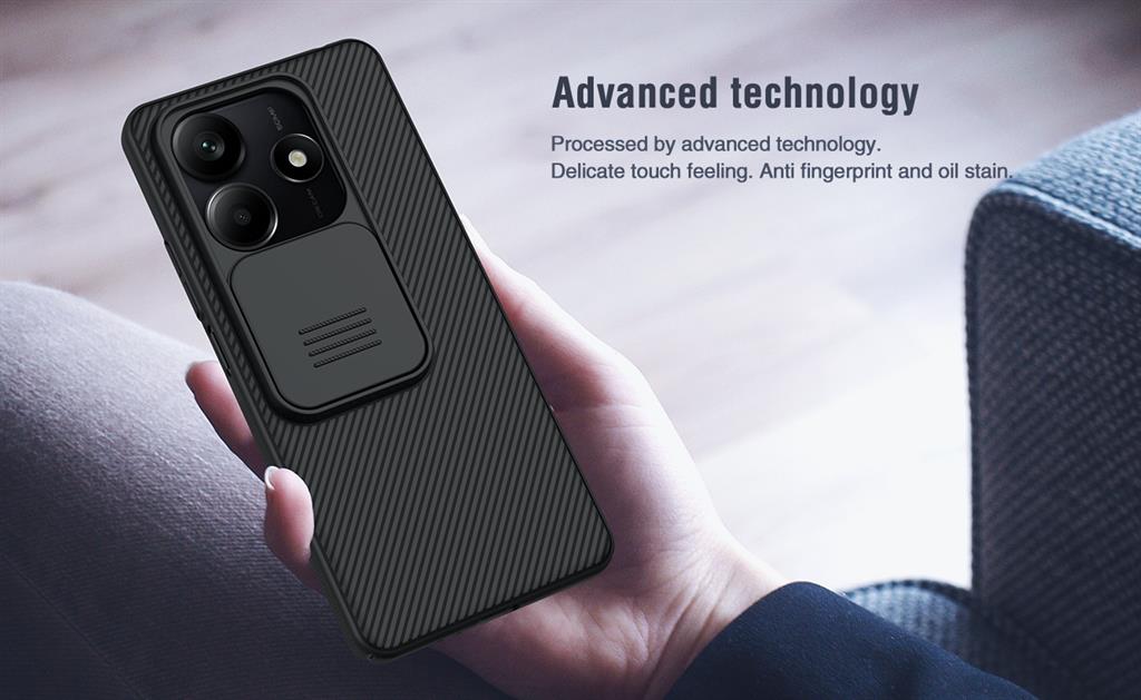 Xiaomi Redmi Note 14 5G Nillkin camshield hátlap tok (Kék)
