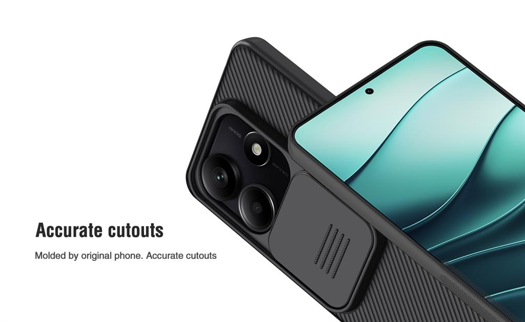 Xiaomi Redmi Note 14 5G Nillkin camshield hátlap tok (Kék)