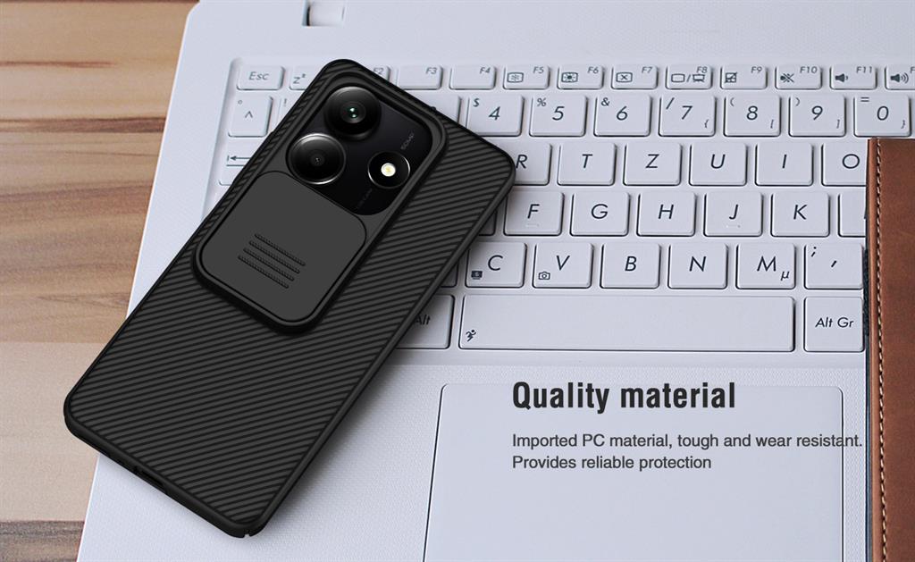 Xiaomi Redmi Note 14 5G Nillkin camshield hátlap tok (Kék)