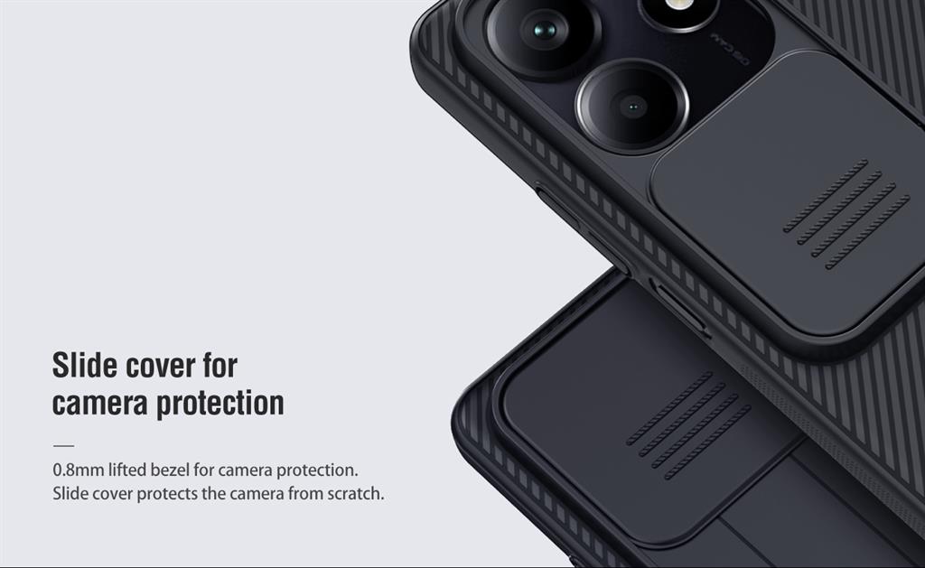 Xiaomi Redmi Note 14 5G Nillkin camshield hátlap tok (Kék)
