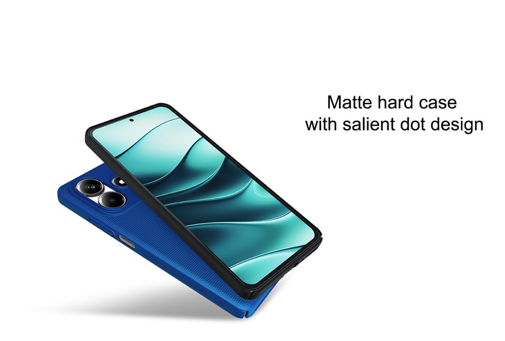 Xiaomi Redmi Note 14 5G Nillkin Super Frosted shield hátlap tok (Fekete)