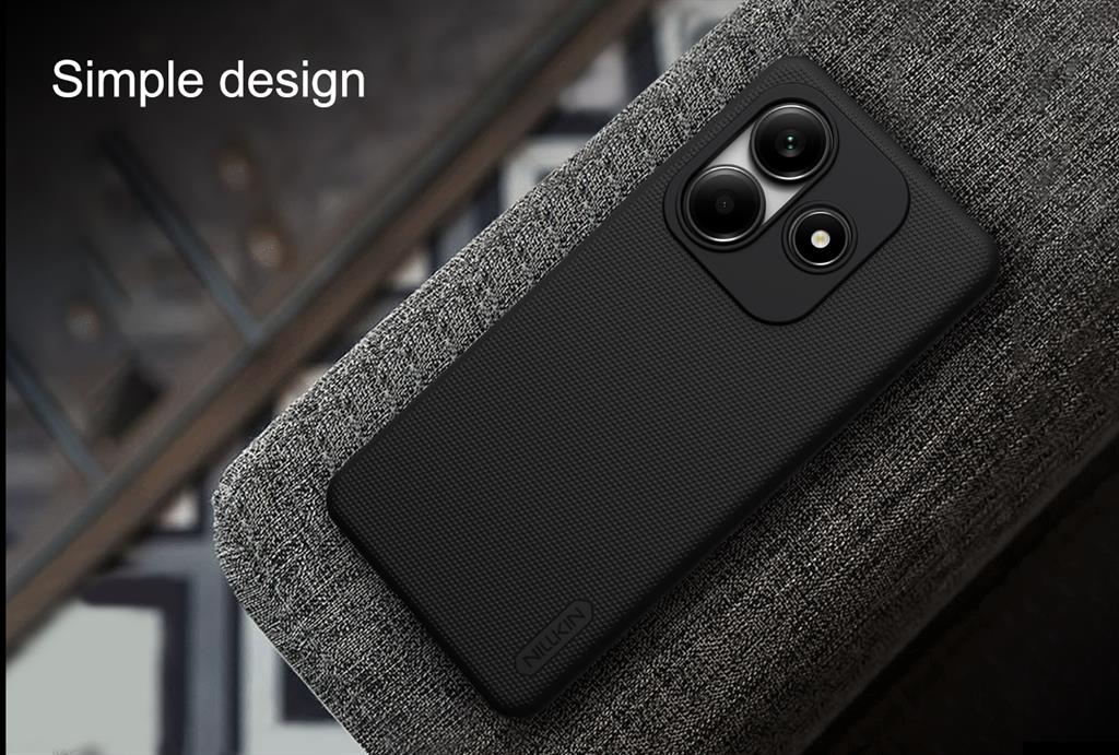 Xiaomi Redmi Note 14 5G Nillkin Super Frosted shield hátlap tok (Fekete)