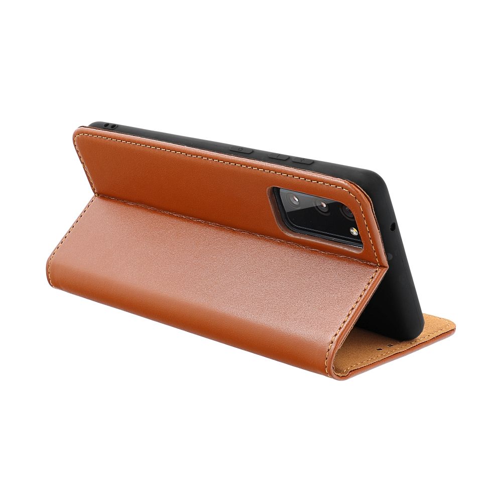 Xiaomi Redmi Note 14 5G Smart Pro bőr notesz tok (Barna)